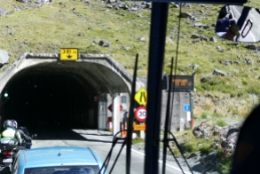 Getting ready to enter Homer Tunnel-taken from bus