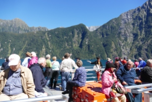 Tourists-Milford Sound